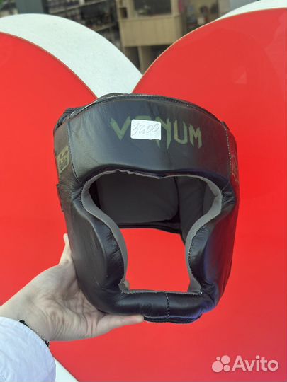 Шлем Венум кожаный