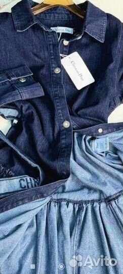 Джинсовое платье