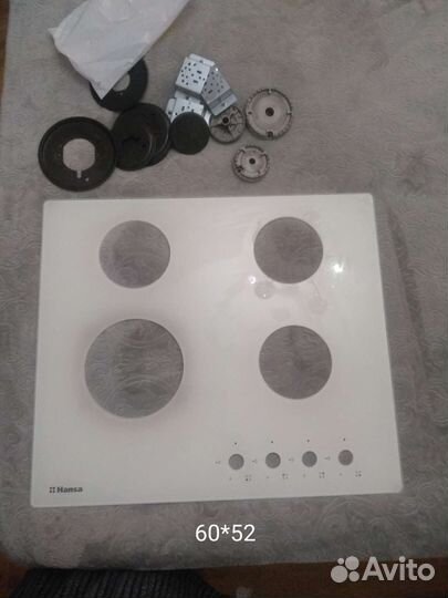 Стеклянная панель для варочной панели