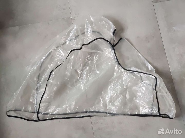 Чехол дождевик на коляску люльку