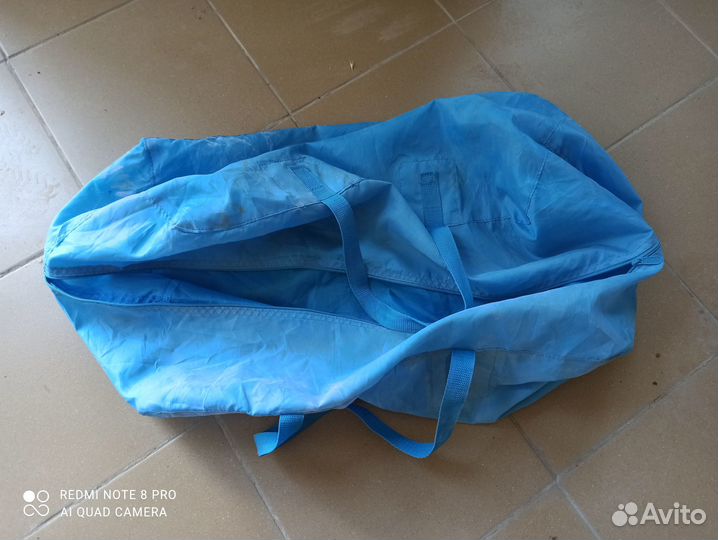 Детский надувной батут с горкой