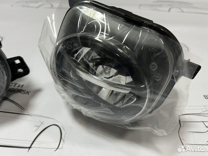 Комплект LED противотуманок BMW F10 рестайлинг