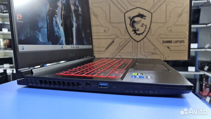 Новый игровой ноутбук MSI i5-12450H RTX 3050