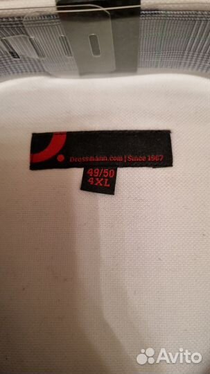 Рубашка мужская белая Dressmann 4XI