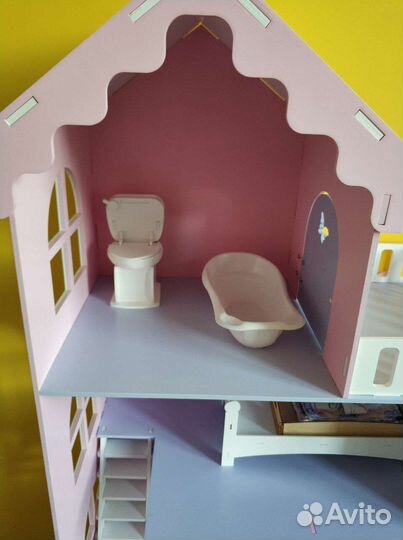 Домик кукольный для барби деревянный