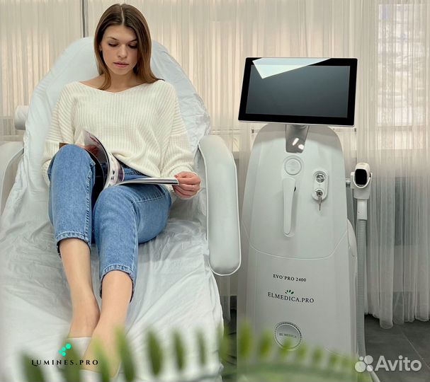 Диодный лазер для эпиляции люминес Evo-Pro 2400вт