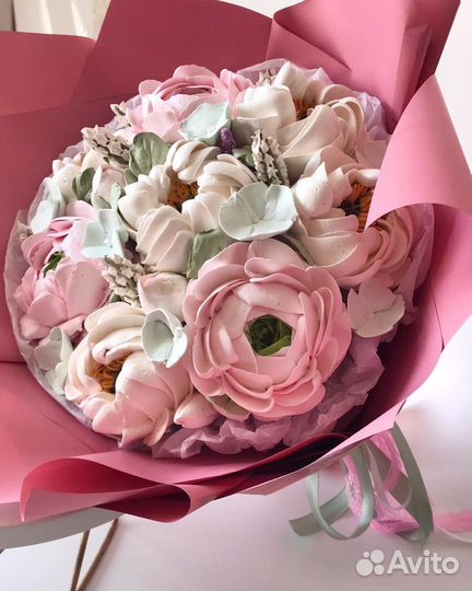 Зефирные сладкие букеты. Никах.1 сентября