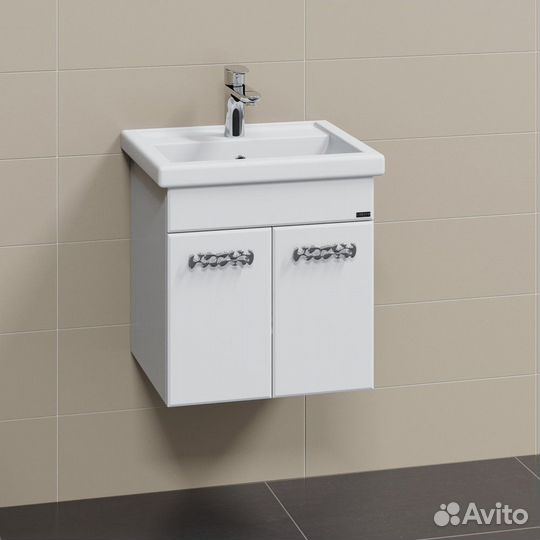 Тумба с раковиной санта Ливерпуль 50 подвесная