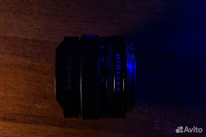 Zenitar 16 fisheye 2.8 для Canon
