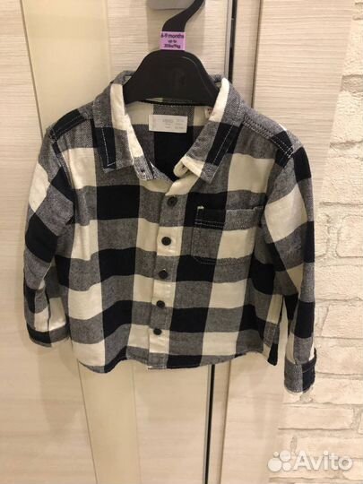 Детские рубашки «H&M», «Mango», «Mothercare»