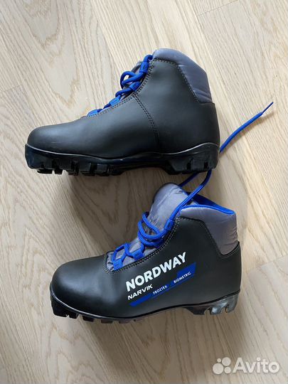 Беговые лыжи 170 и лыжные ботинки 37