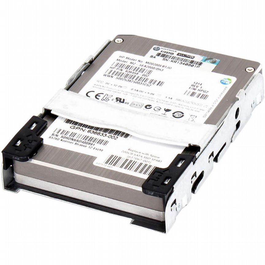 [637067-001] Жесткий Диск Hp 200gb Sata2 2,5" Ssd 637067-001