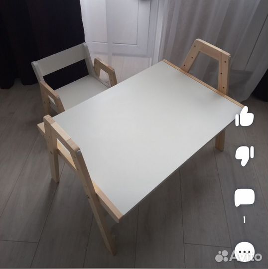 Детский стол и стул