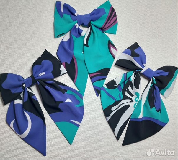 Бант на заколке-автомат