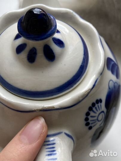 Чайник гжель