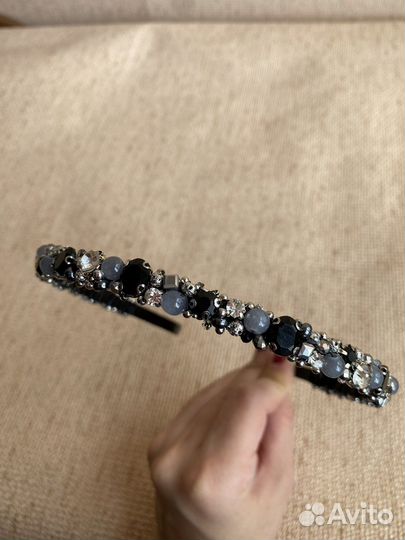 Ободок из бусин