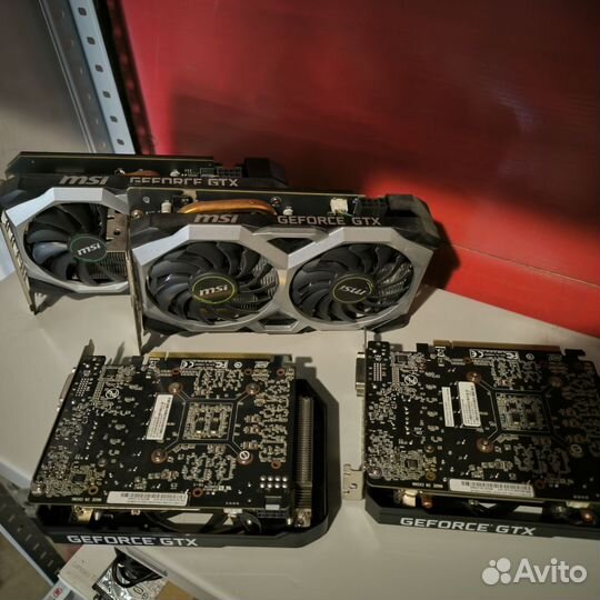 Видеокарты 1660ti+1660 super