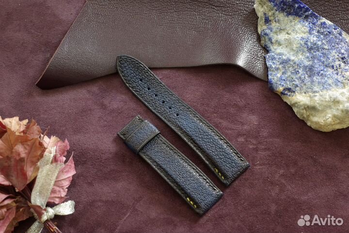 Ремешок на часы. Итальянская кожа. Handmade