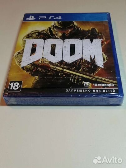 Игра для приставки ps4 Doom новый