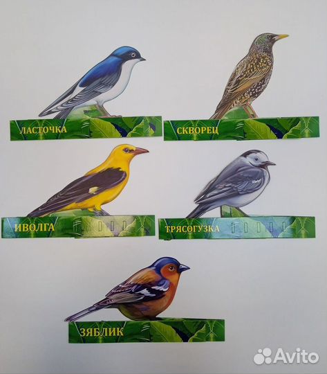 Ободки бумажные «Птицы»