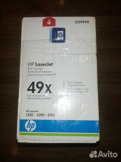Новый оригинальный картридж HP LaserJet q5949x 49x