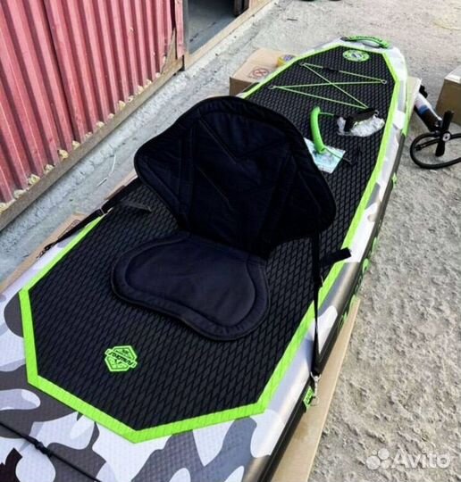 Сап боард Sup board FunWater honor зеленый