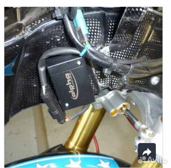 Выключ. зажигания+ антенна AlphaRacing bmw s1000rr