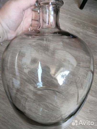 Бутыль стеклянная 10л