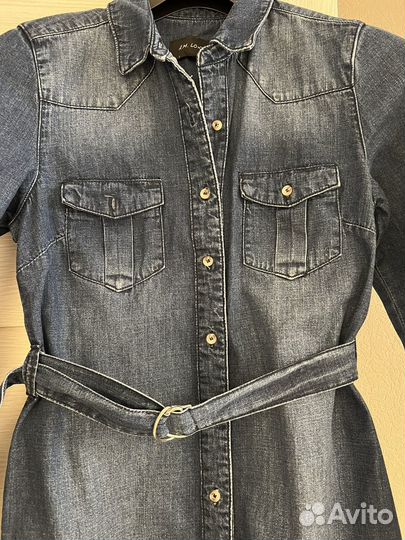 Джинсовое платье женское xs