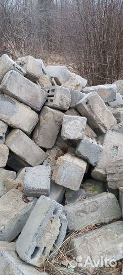 Блоки для стройки бу неочищенные