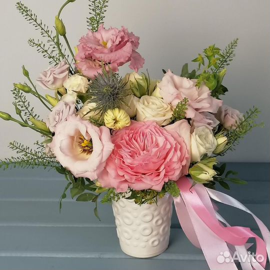 Цветочный Комплимент в стаканчике