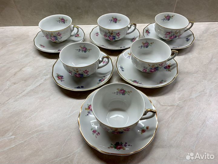 Сервиз чайный Польша Cmielow старинный