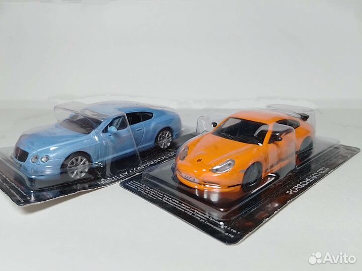 Porsche 911 GT3/ Bentley Continental GT 1:43