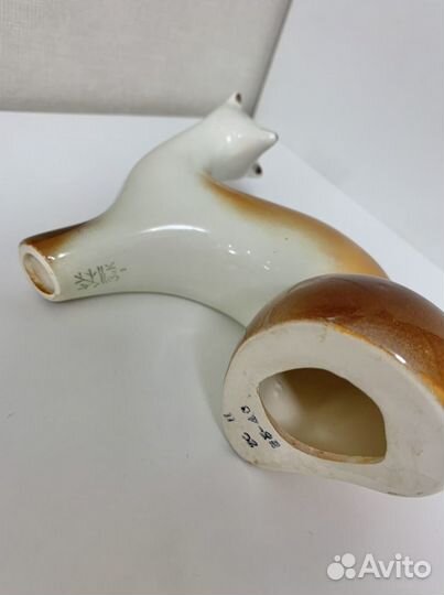 Куница / лиса (СССР, фарфор, статуэтка)