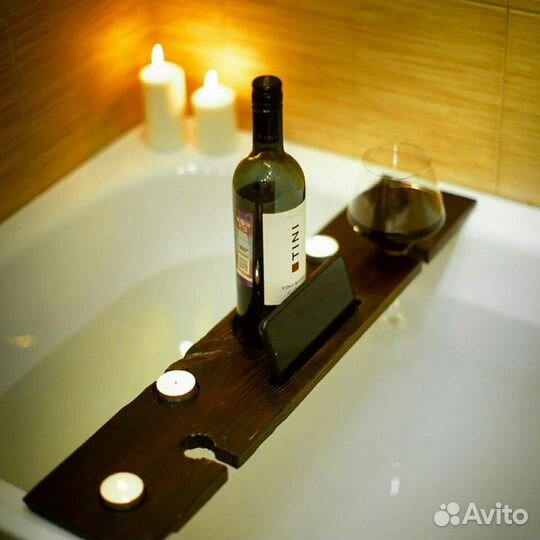 Подставка в ванную для вина