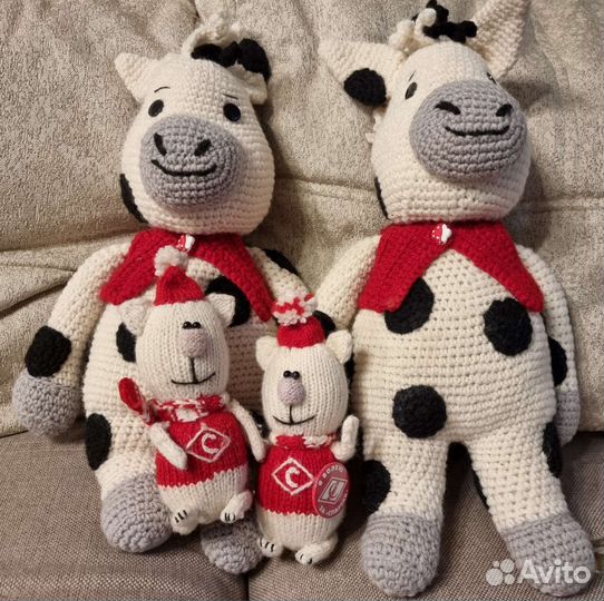 Вязаные игрушки Спартак