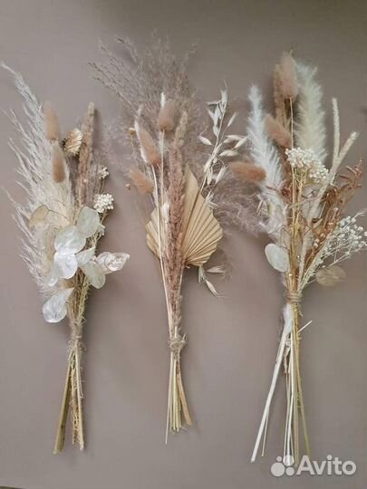 Композиции из колосьев/ пампасной травы