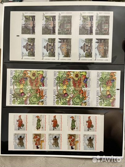 Буклеты Шведских почтовых марок 2003