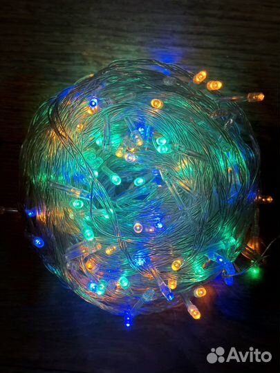 Гирлянда цветная 20 метров