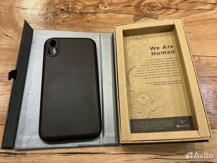 Чехол Nomad iPhone XR Кожа Moment/Sirui mount