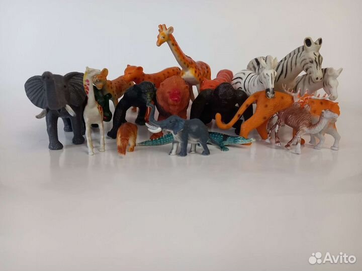 Дикие и домашние животные игрушки