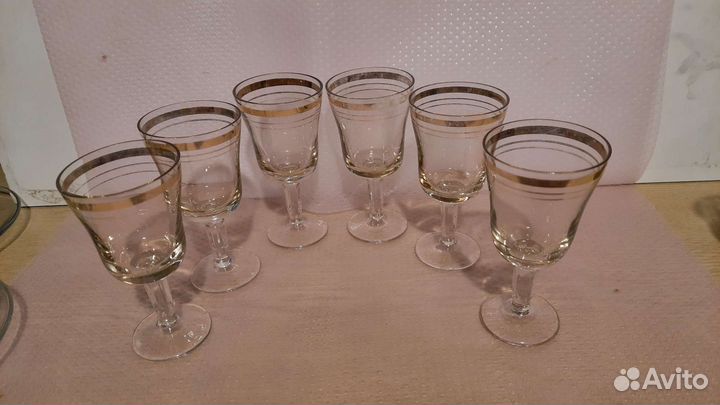 Фужеры, рюмки и стопки советские
