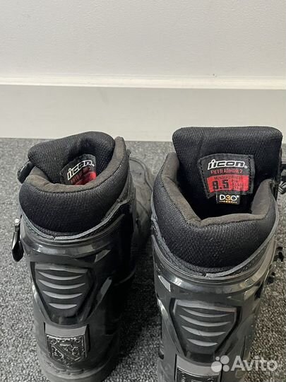 Бархатные тяги мотоботинки Icon