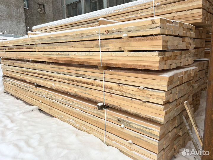 Доска обрезная 50х200х6000мм