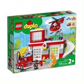 Lego 10970 duplo Town Пожарная часть и вертолёт