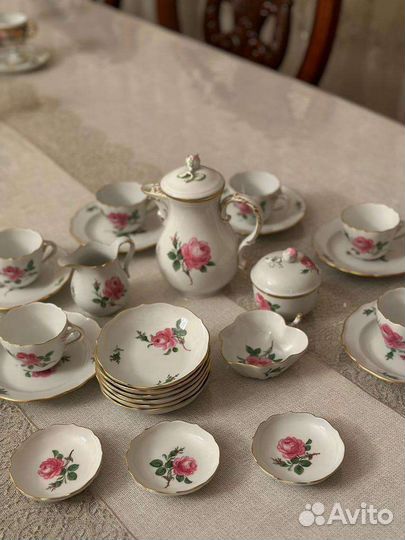 Кофейный сервиз гдр знаменитый мейсен