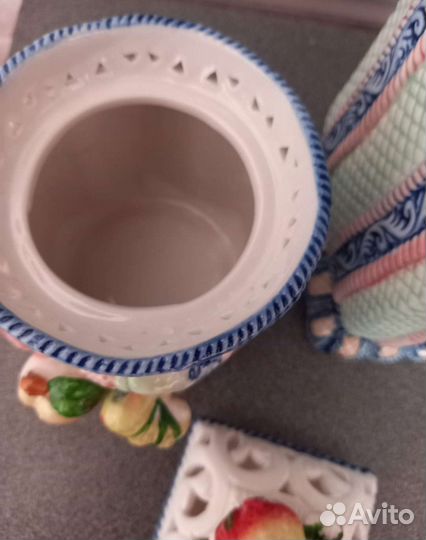 Набор сахарница солонка