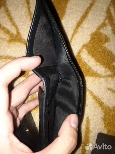 Кожаный мужской кошелёк kofr