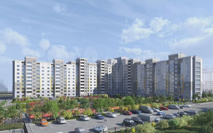 2-к. квартира, 65,1 м², 9/10 эт.