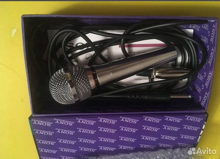 Скинул. новый Sony Japan профессиональный микрофон